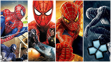 All Spiderman Games for PSP (PPSSPP Emulator)