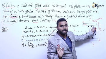 Design of Plate Girders Numerical -2 | Design of Plate Girders | Steel Structures - GATE