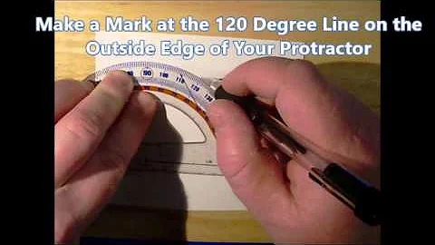 Equilateral Triangle (Protractor Method)