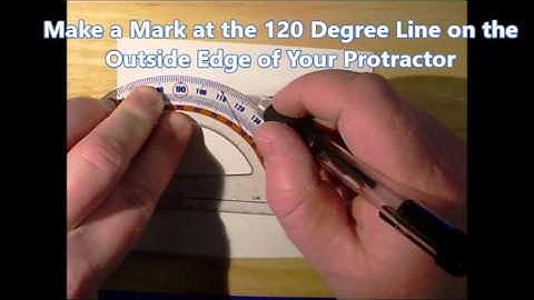Equilateral Triangle (Protractor Method)