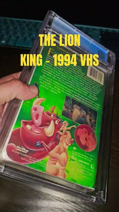 The Lion King VHS #disney #thelionking #lionking #lionkingthegift #lionking 1994 ❤️‍🔥 CGC 8.5 🦁