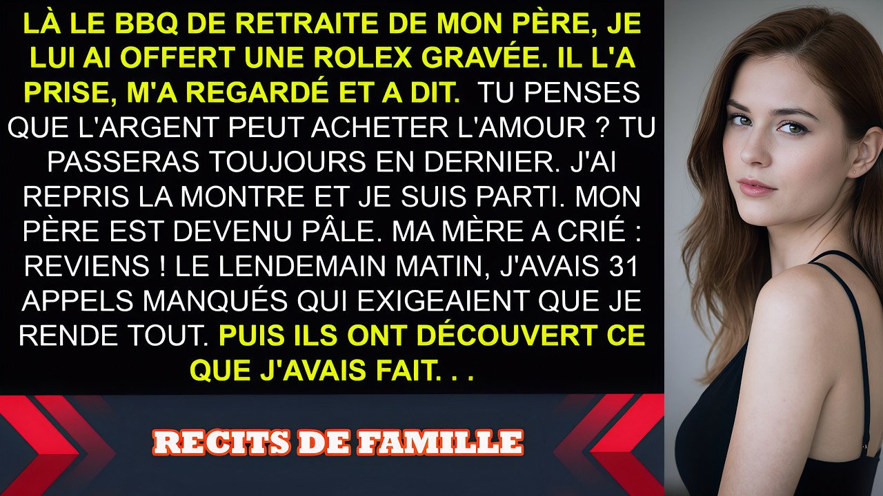 « Tu seras toujours après tes frères. » Mon père a prononcé ces mots le soir de sa retraite, devant toute la famille, en reposant la Rolex que je venais de lui offrir. J’étais venue avec une...