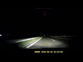 Accord 2006 - LED High Beam - Test On The Highway, 140 kph (set by Cruise Control)