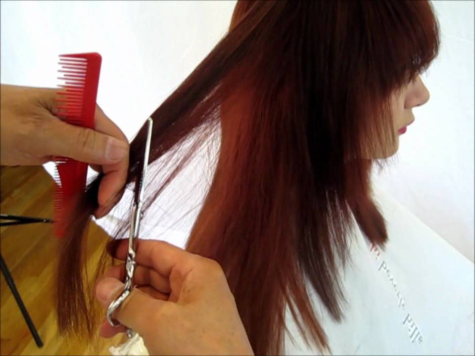 How to cut hair - long hair cut inside out step by step #2 