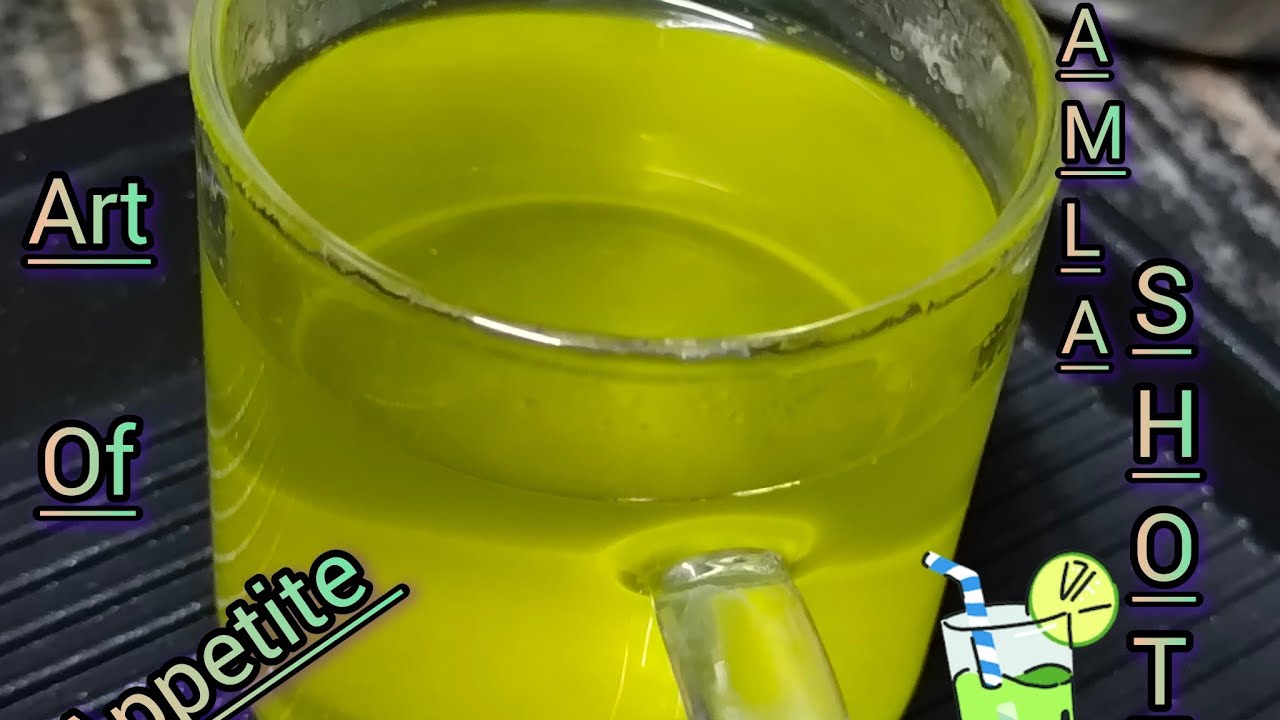 कच्ची हल्दी और आंवला से बनाया Morning Refreshing Detox Drink  | Healthy Drink - Amla Shot |