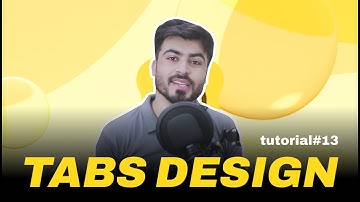 Tabs Design - Material Design 3.0 - Tutorial #13