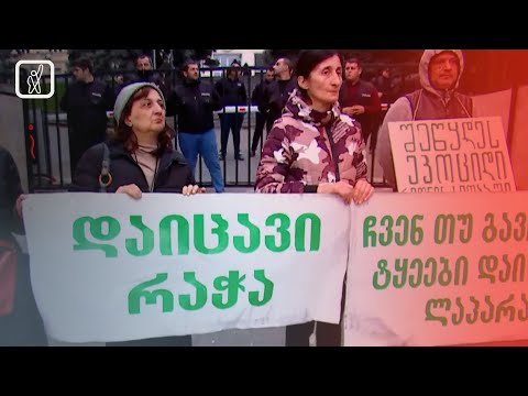 პროტესტი რაჭის ტყეების გასხვისების წინააღმდეგ