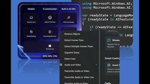 Windows AI Foundry - Intro and Phi Silica Demo