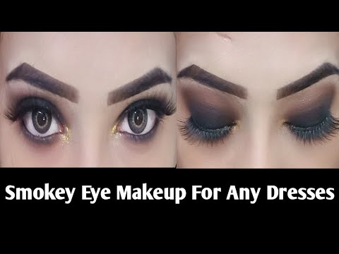 Black Smokey Eye Makeup Tutorial step by step for beginners - YouTube
