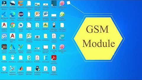 GSM Module interfacing in proteus