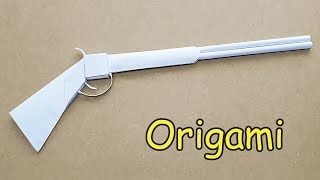 KAĞITTAN TÜFEK YAPIMI - | Origami ( How to Make a Paper Gun )