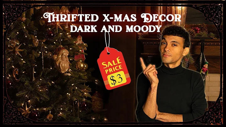 13 Decor Tips for a Dark, Moody and Magical Christmas on a budget!