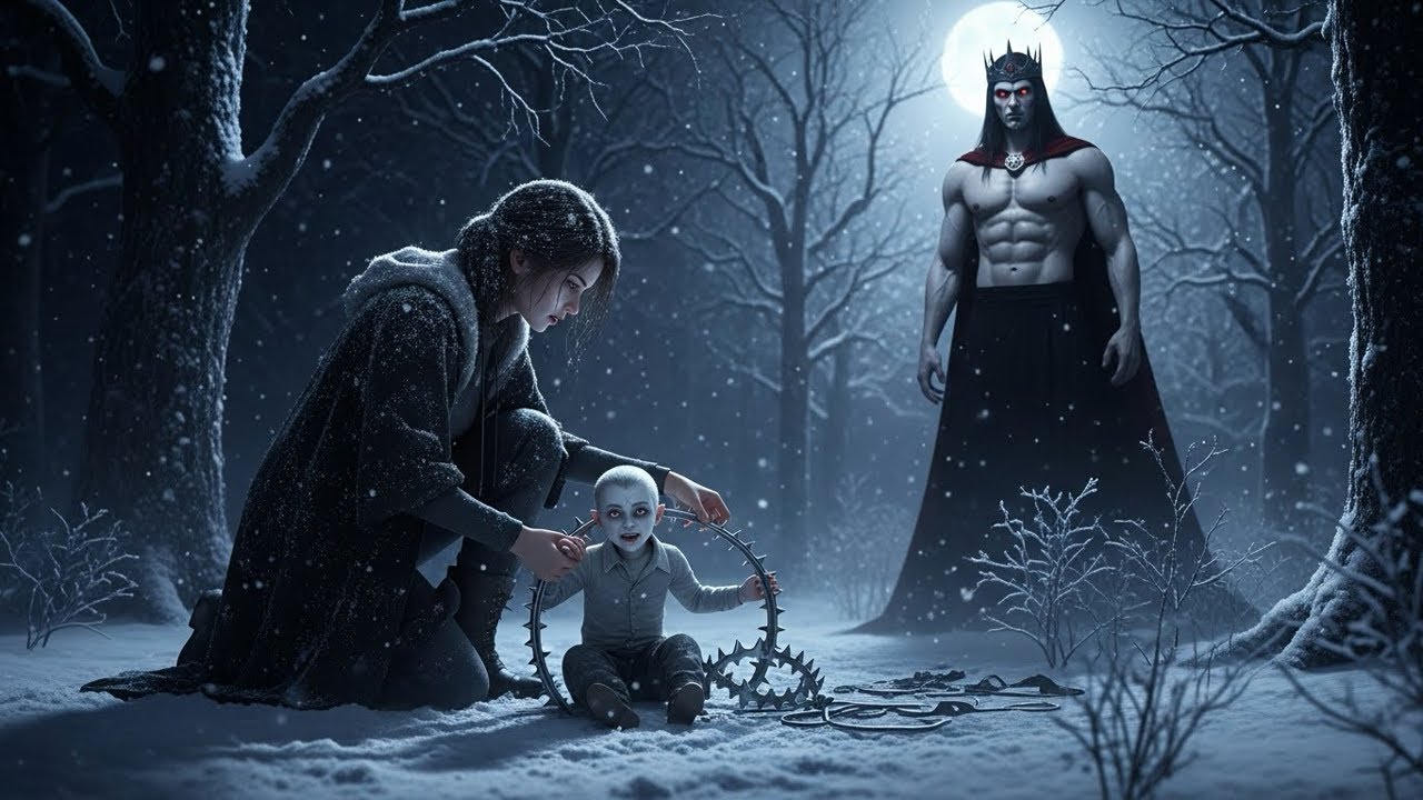 Mãe solteira salva o filhote do Vampiro da armadilha, e ele promete: “Nenhum homem tocará em vocês”