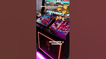 ARCADE STICK FOR PS5 PS4 PS3 PS2 XBOX X S MOBILE OR PC 🔥⚡ #tekken3 #gaming #arcadestick