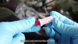 Installing an inline fuel filter on a Honda Rancher