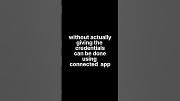 Salesforce connected app | Salesforce Integration