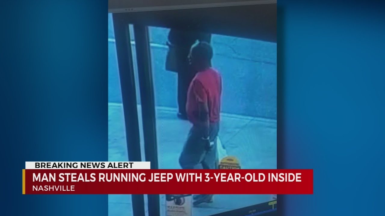 Suspect sought after vehicle stolen with child inside - YouTube