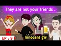 Innocent girl part 9  english story  learn english  animated stories  sunshine english