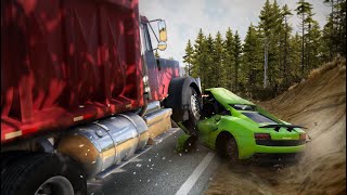 Realistic Crashes and Accidents 💥#02 - BeamNG Drive