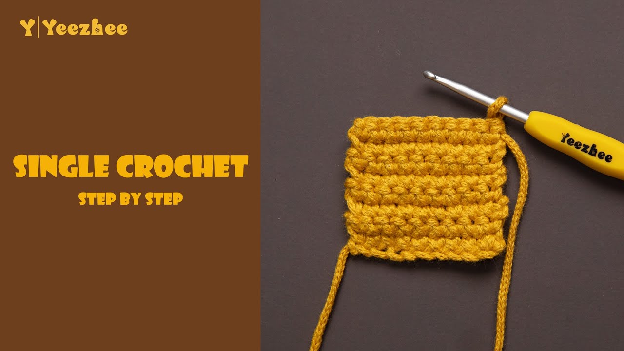 How to Single Crochet for beginner? - YouTube