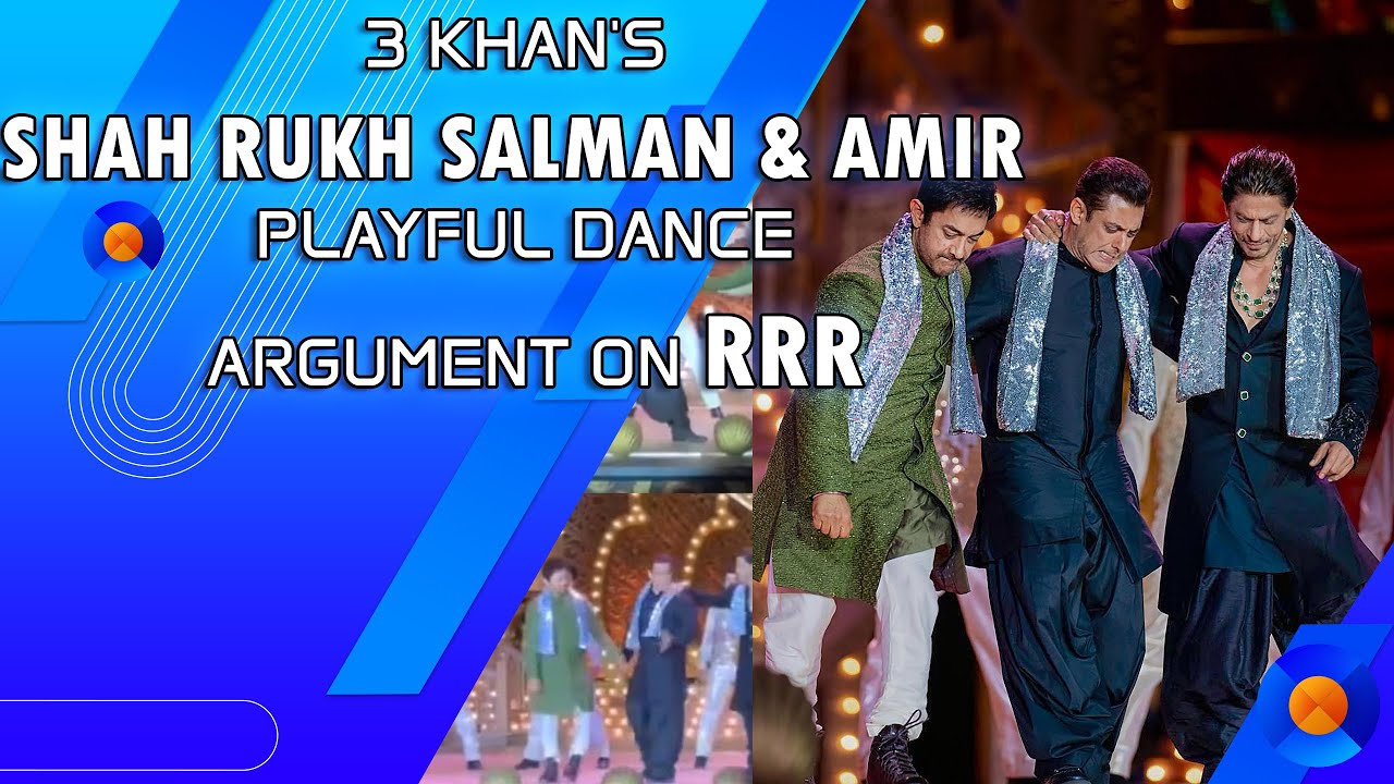 Amir Rrr UNSEEN Hilarious Moments: 3 Khan's Shah Rukh Salman & Amir Playful ...