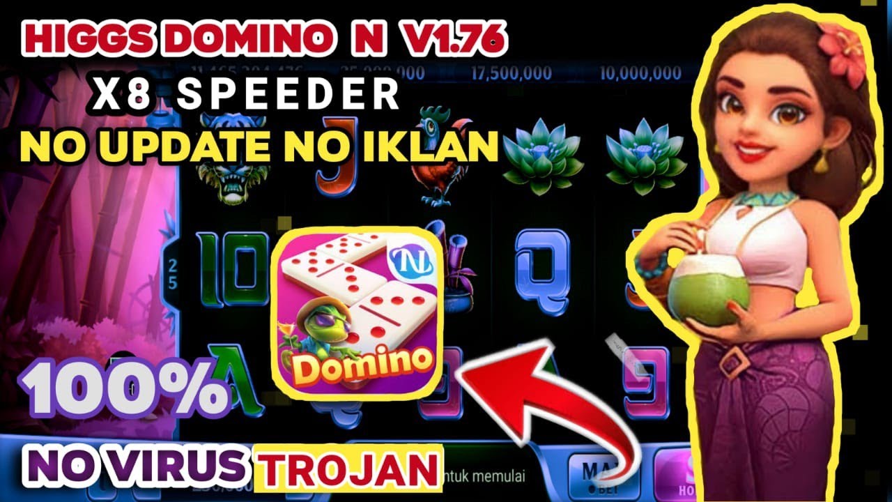 cara pasang higgs domino N versi 1.76 langsung ada x8