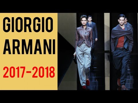 Giorgio Armani Collection Men Women | 2017- 2018