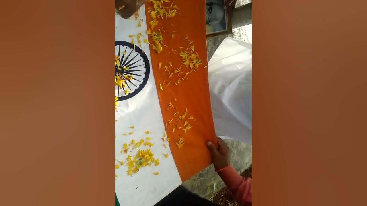 How to fold Indian flag folding Video YouTube