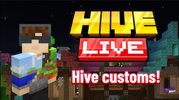 Hive Live! 🐝🍯 Party’s And Customs! And Some Skywars Classic!( Join Up!)