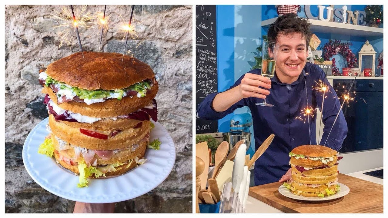 PANETTONE GASTRONOMICO fatto in casa con 5 gusti🍾 - ANTIPASTO per CAPODANNO | Davide Zambelli