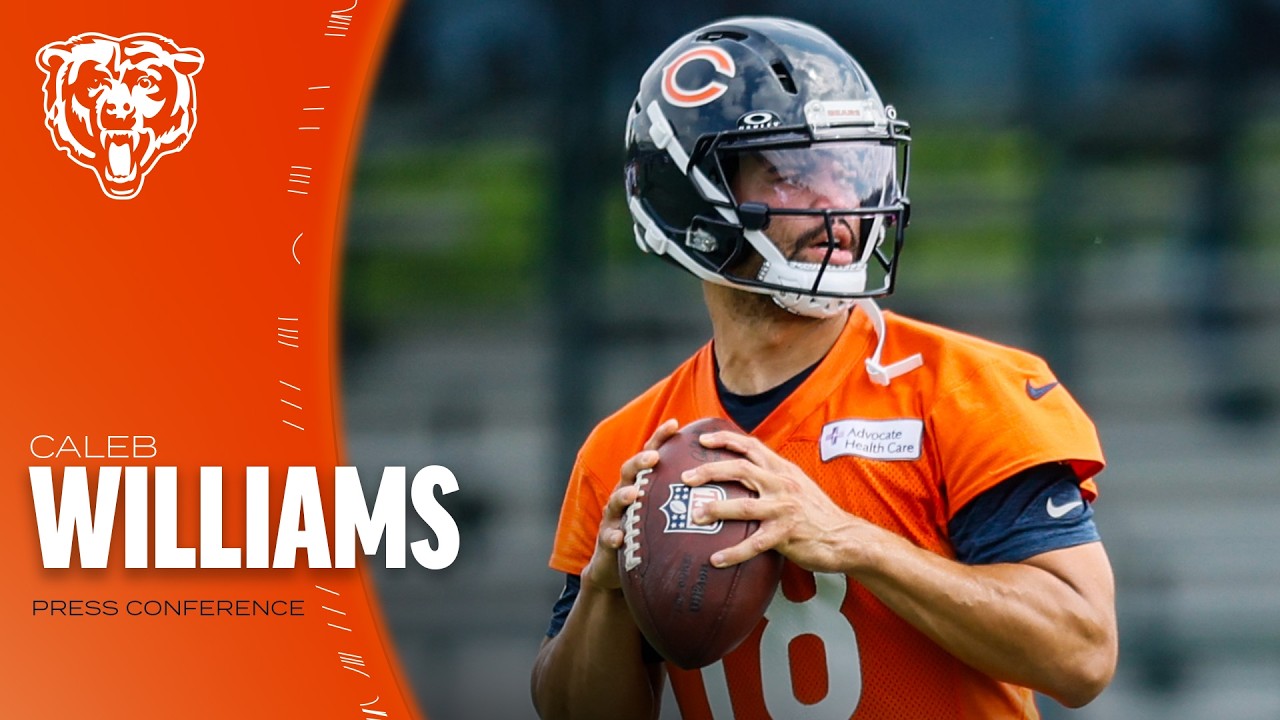 Caleb Williams on Bears offense during joint practice | Press Conference