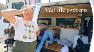 our van is having plumbing issues already...(adjusting to van life)
