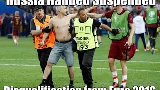 Russia handed suspended disqualification from Euro 2016 - UEFA