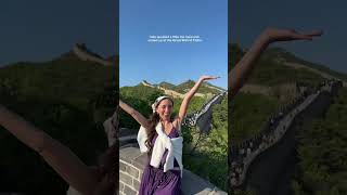 Slowly hitting our travel bucket list! #greatwallofchina #travel #couple