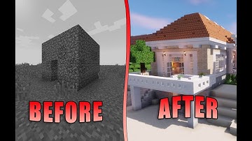 Surprising A Noob With A Brand New Base | Minecraft