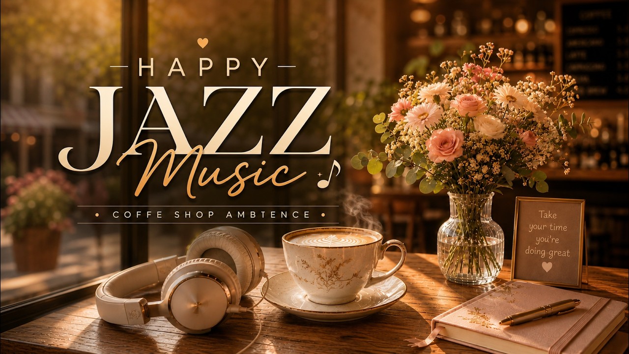 Happy Jazz Music ☕ Bossa Nova background for Relaxing, Great