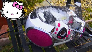 Hello Kitty Boombox Destruction