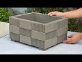 Smart Ideas - Creating Cement Plant Pots From Styrofoam Box And Cardboard