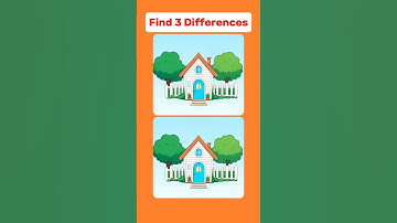 Only 6% Genius Can Find The 3 Differences 🥸 #spotthediference #quiz #findthedifferences