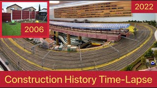 Building a Model Railway: Construction History Time Lapse of Davidson Parkway: 2006 - 2022