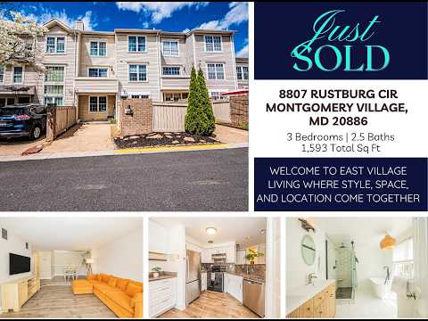 8807 Rustburg Cir, Montgomery Village, MD home video tour