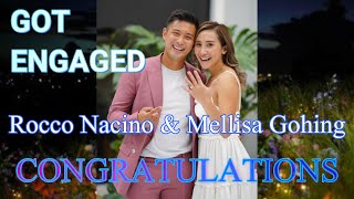 ROCCO NACINO NOW ENGAGED TO HIS GIRLFRIEND MELLISSA GOHING