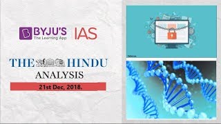 'The Hindu' Analysis for Dec 21st, 2018.