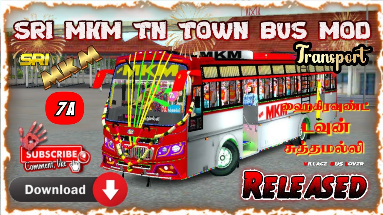 💯RELEASE 🎀NEW SRI MKM BUS MOD✨DOWNLOAD NOW⚡