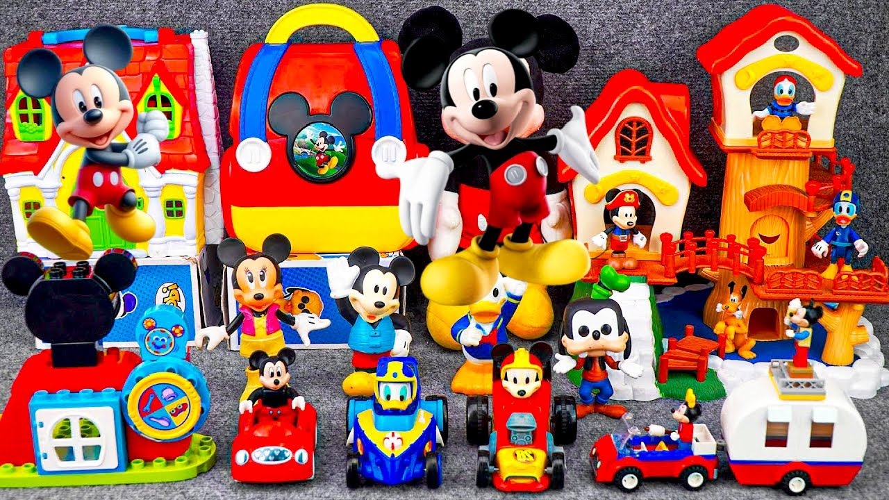 10 minute Satisfying with Unboxing Disney Mickey Mouse Backpack Playset | Review Toys ASMR