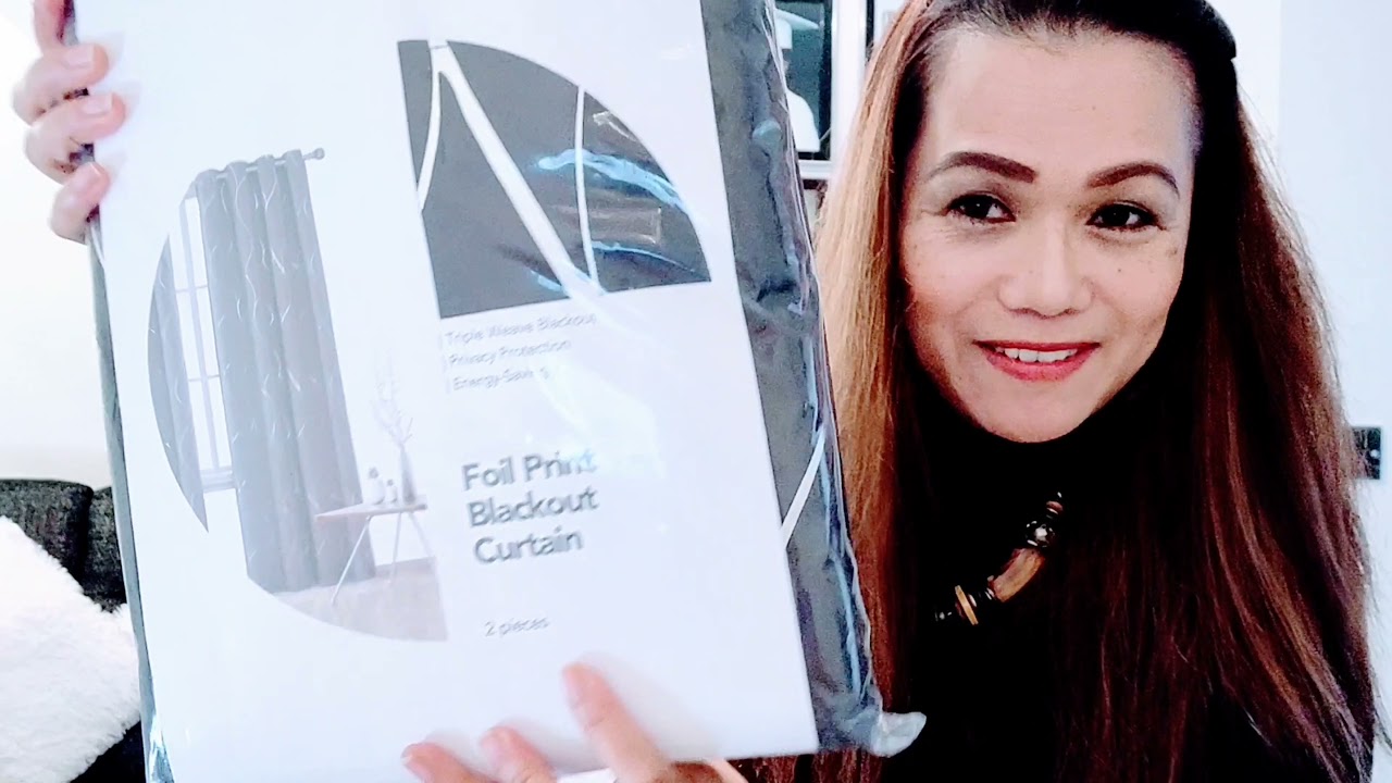 Unboxing Deconovo, Thermal Insulated Blackout Curtains. 