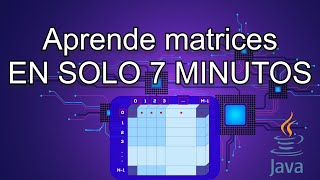 Aprende MATRICES en Java en MENOS de 8 MINUTOS