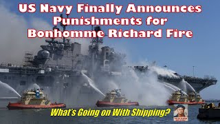 US Navy Finally Announces Punishments for Bonhomme Richard Fire, Two Years After Ship's Loss