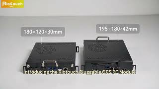 Riotouch OPS Slot PC | 13th & 14th Gen Intel Core Full Spec Review For Interactive Panels