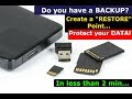 Tech Support Courses Windows 10 Back up and Restore Point